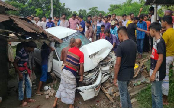 লালপুরে কারের ধাক্কায় মোটরসাইকেল আরোহী নিহত#সংভাদ শৈলী