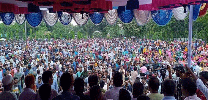 লালপুরে হাজার হাাজার মানুষের উপস্থিতিতে শান্তি সমাবেশ অনুষ্ঠিত #সংবাদ শৈলী