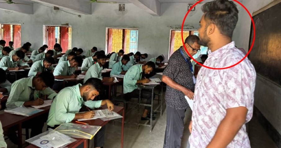 বড়াইগ্রামে এইচএসসি পরীক্ষা কেন্দ্রে ছাত্রদল নেতা কেন্দ্র সচিবকে শোকজ#
