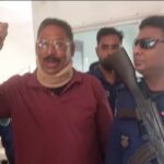 আদালত প্রাঙ্গনে নাটোর জেলা যুবলীগ সভাপতির জয়বাংলা স্লোগান