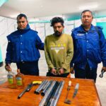 নাটোরে সিংড়ায় দেশীয় অস্ত্রসহ যুবক গ্রেফতার