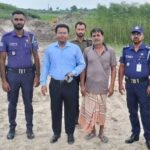 অবৈধভাবে মাটি কাটায় ইটভাটা মালিককে জরিমানা ঝুঁকিতে বৈদ্যুতিক খুঁটি