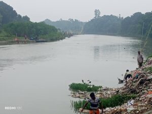 নাটোরের নলডাঙ্গার বারনই নদীতে ভেসে উঠছে মাছ-বিষ নাকি গ্যাস-রহস্য ঘিরে চাঞ্চল্য