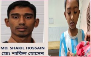 নাটোরে পুলিশ সদস্যের বিরুদ্ধে  শিশুর আঙুল কাটার অভিযোগ