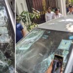 ঢাবিতে শিক্ষকের গাড়ির ধাক্কায় আহত ৫ শিক্ষার্থী, পরে গাড়ি ভাঙচুর